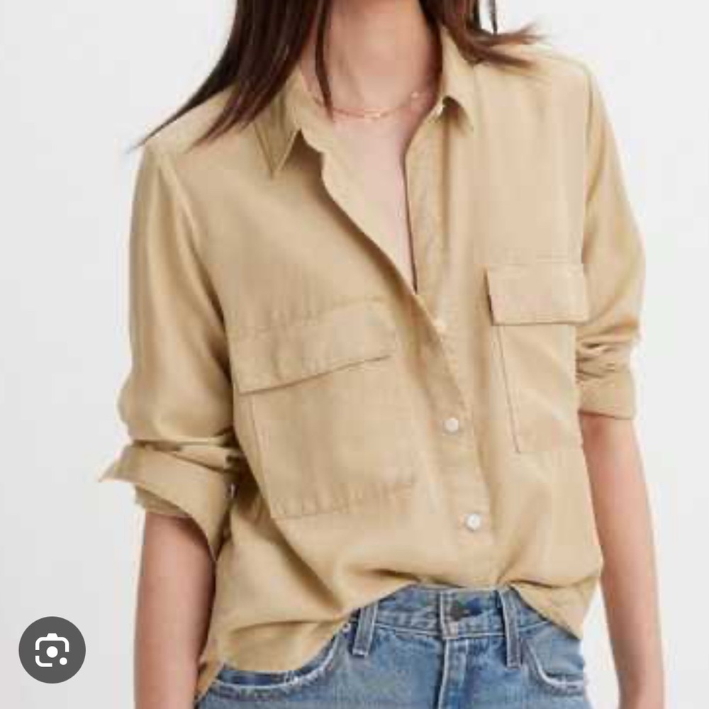 The Group Babaton Tan Shirt